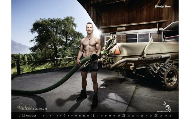 Actual product image Swiss farmers' calendar (56 x 40 cm, No binding, German, French)