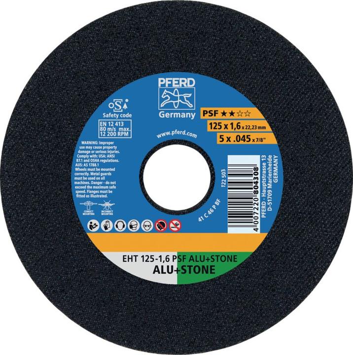 Immagine prodotto Pferd Disco da taglio EHT PSF ALU+STONE