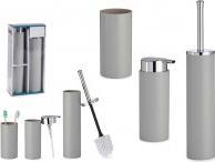Actual product image Berilo bathroom set 3 pieces gray