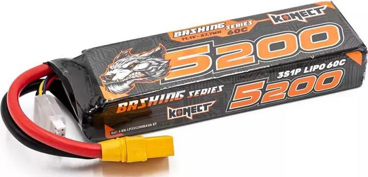 Produktbild Konect RC-Akku LiPo 5200 mAh 11.1 V 60C Bashing (11.10 V, 5200 mAh)