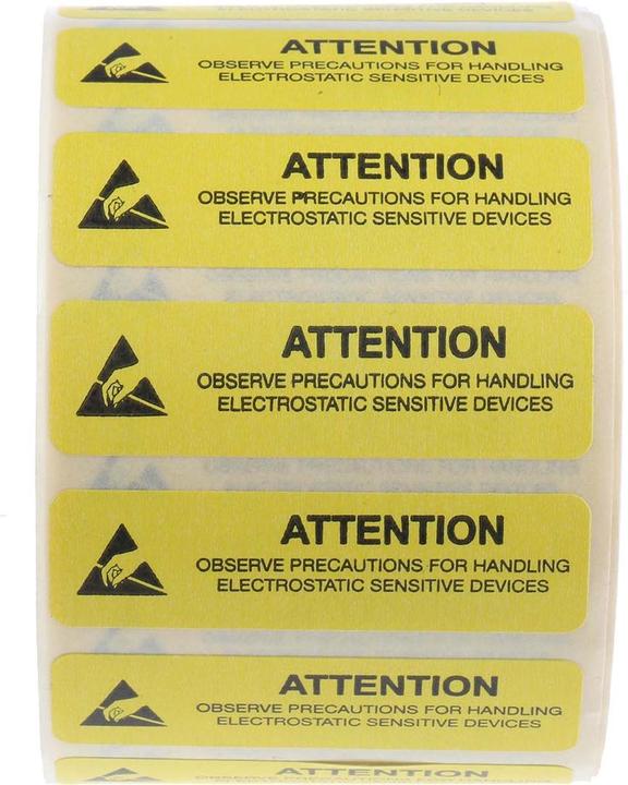 Image du produit RS PRO Symbole "ATTENTION" 13x45mm