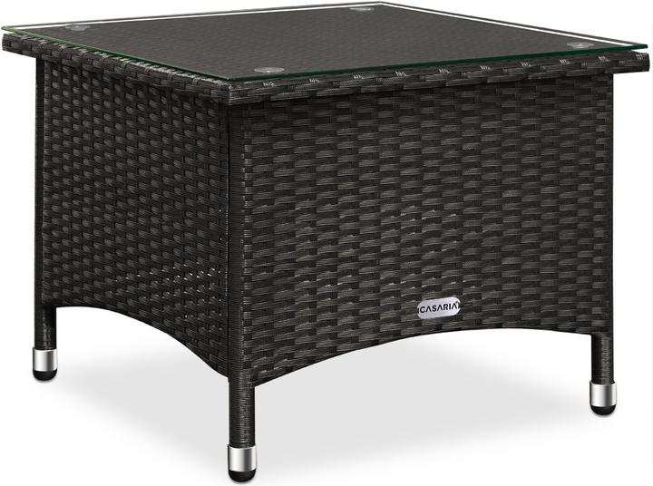 Image du produit Casaria Table de jardin en poly rotin