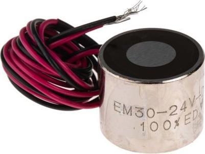 Productafbeelding RS PRO Houdbare elektromagneet, diameter 30 mm (Interieur)
