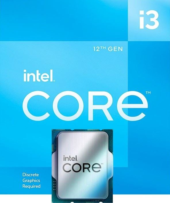 Immagine prodotto Intel Core i3-12100F (LGA 1700, 3.30 GHz, 4 -Core)