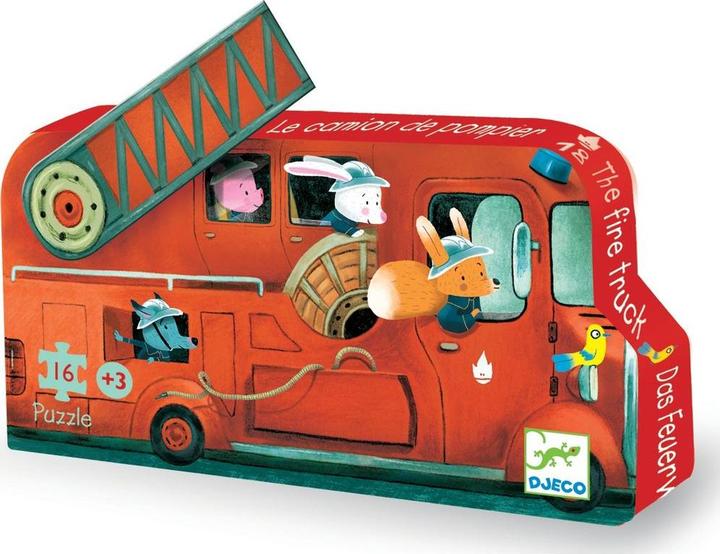 Image du produit Djeco Les pompiers 16 pièces (16 pièces)