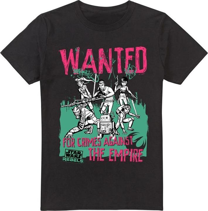 Immagine prodotto Star Wars Wanted Rebels Maglietta Uomo (S)