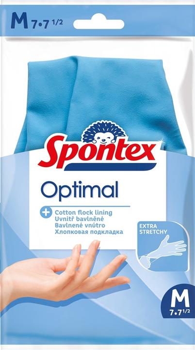 Actual product image Spontex Latex Gloves Optimal M (M)