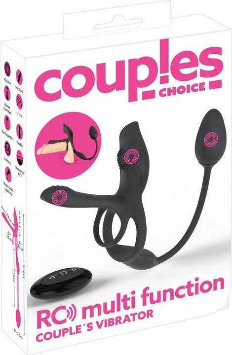 Image du produit Couples Choice Vibrateur RC multi-fonctions pour couple