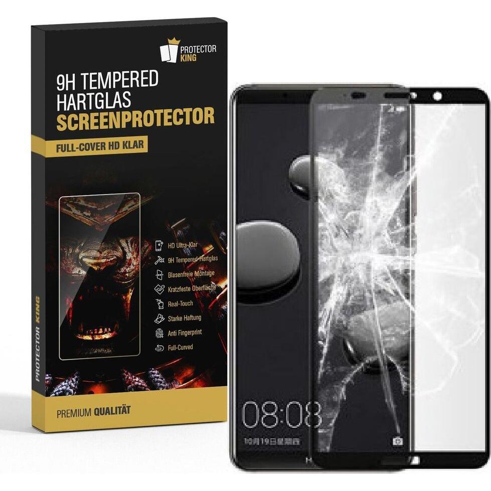 Thumbnail - Protectorking 2x echtes Tempered 9H Panzerhartglas 3D KLAR (2 Stück, Huawei Mate 10 Pro), Smartphone Schutzfolie