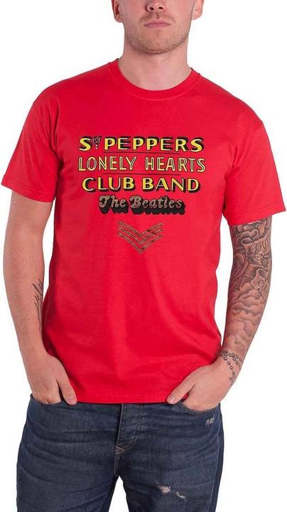 Produktbild Erwachsener Sgt Pepper Stacked Verschönertes TShirt (L)
