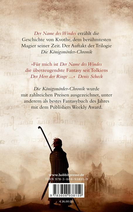 Immagine prodotto Der Name des Windes (Tedesco, Patrick Rothfuss, 2017)