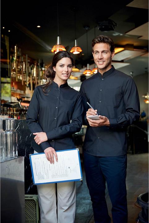 Produktbild Kariban Hemd mit Mao-Kragen (XL)