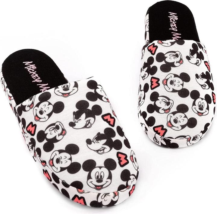 Produktbild Mickey Mouse Hausschuhe Vollflächiger Logodruck (39)
