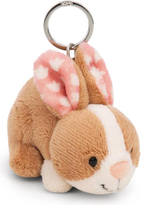 Actual product image NICI Hopsala rabbit keyring 10cm GREEN