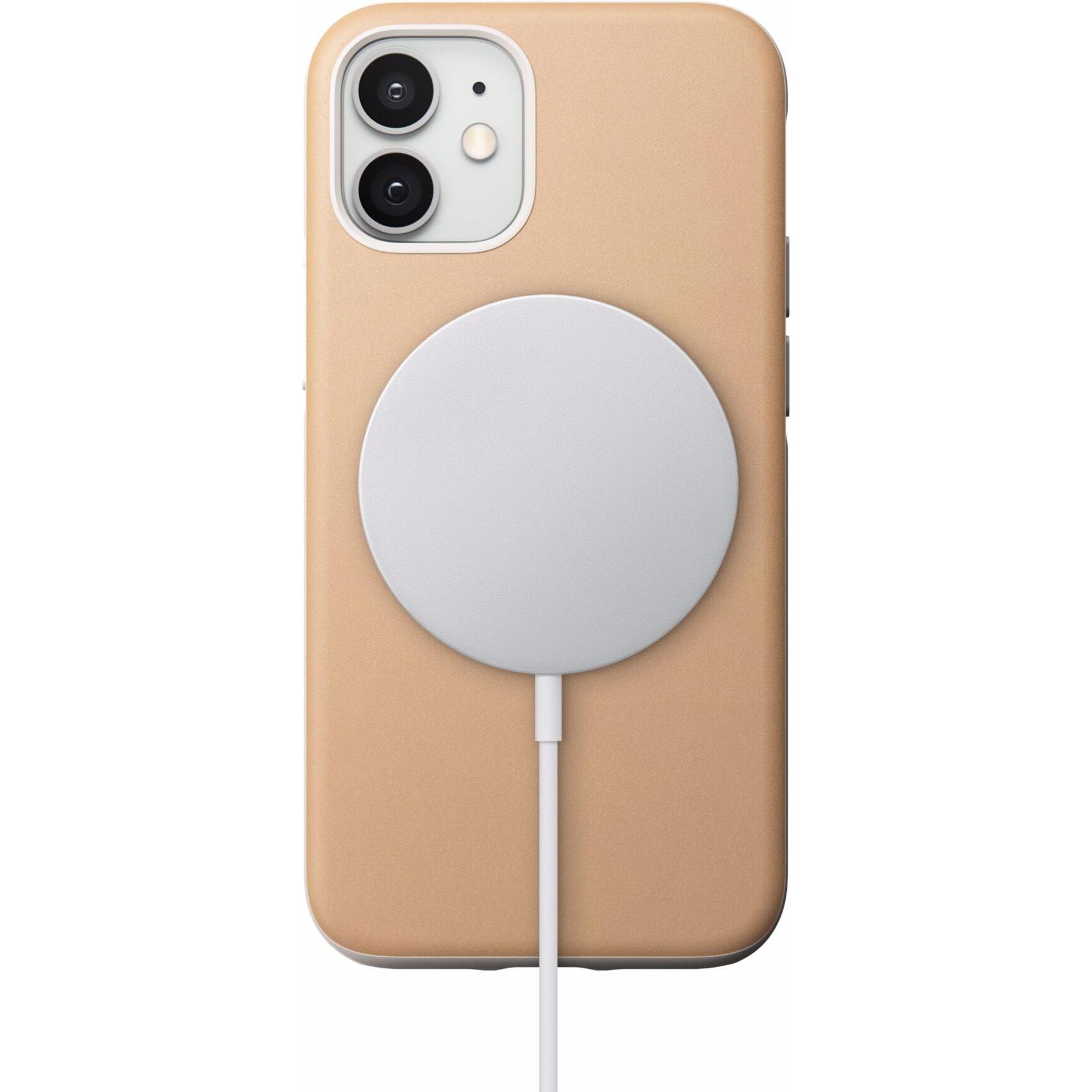 Thumbnail - Nomad Rugged Case MagSafe Natural leather iPhone Mini (Apple iPhone 12 mini), Smartphone Hülle, Beige