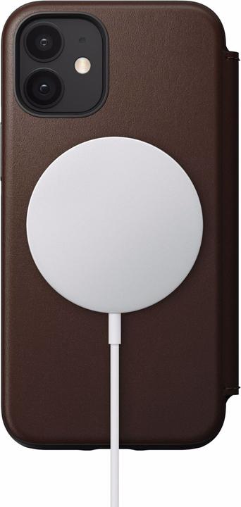 Produktbild Nomad Rugged Folio Case MagSafe Brown Leather iPhone 12 Mini (Apple iPhone 12 mini)