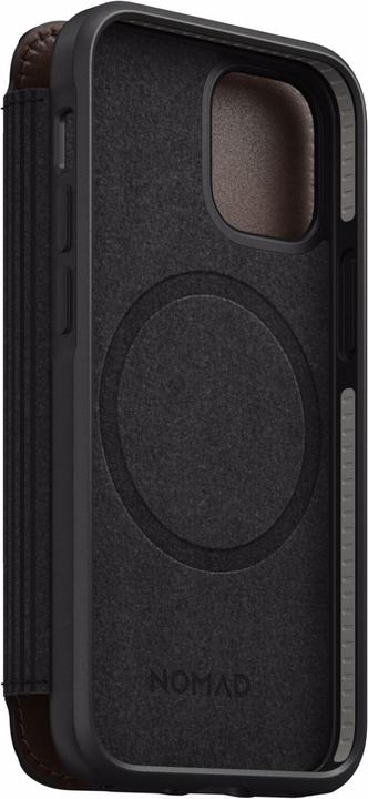 Produktbild Nomad Rugged Folio Case MagSafe Brown Leather iPhone 12 Mini (Apple iPhone 12 mini)
