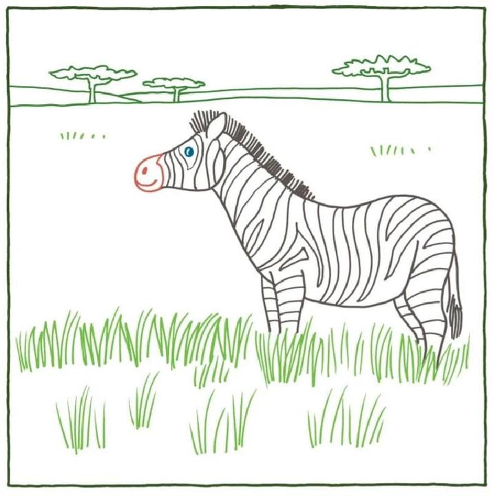 Produktbild Zauberpapier Malbuch Pferde