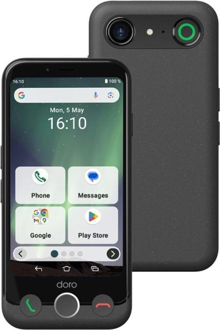 Actual product image Doro Aurora 11 (64 GB, Graphite, 4.50", Dual SIM, 4G)