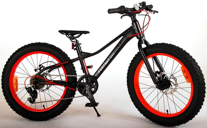 Image du produit Volare Gradient Kinderfiets Jongens 20 inch Zwart Oranje Rood 6 speed Prime Collection (20")