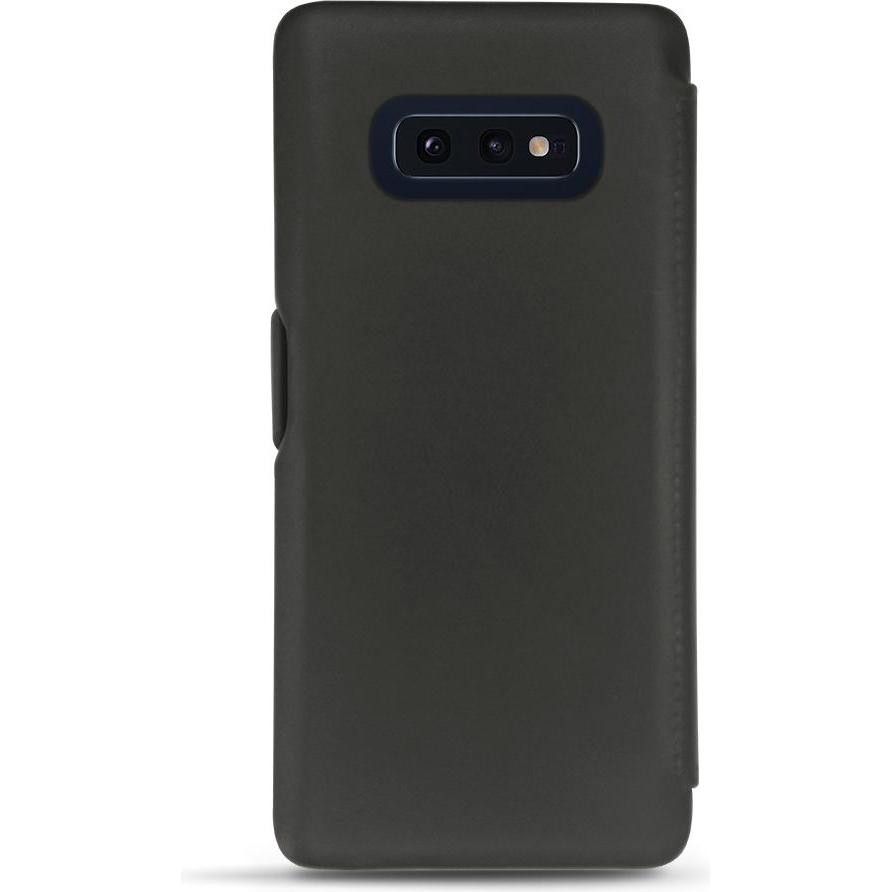Noreve Lederschutzhülle horizontal (Samsung Galaxy S10e), Smartphone Hülle, Braun