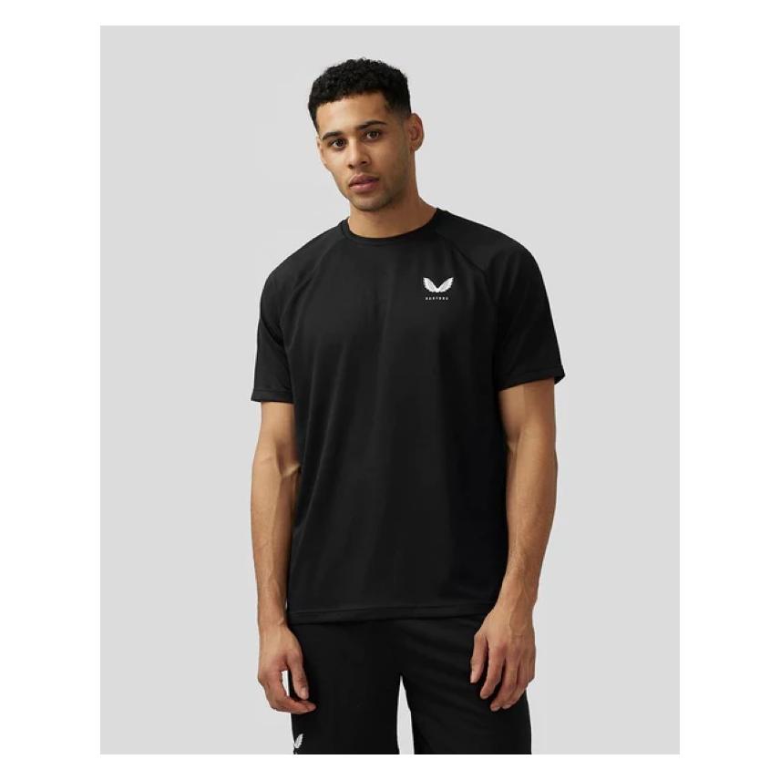 Castore, Herren, Sportshirt, Ss T-Shirt Schwarz Herren L (L), Schwarz, L