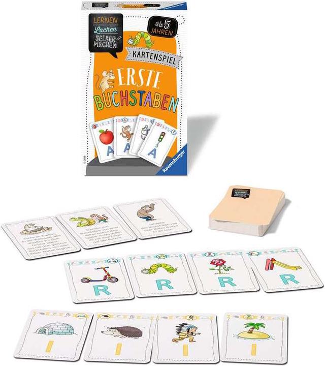 Image du produit Ravensburger Jeu de cartes Premières lettres (Allemand)