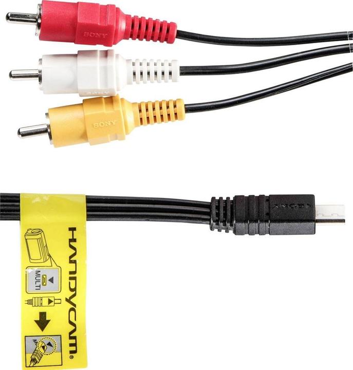 Actual product image Sony 3x Cinch (RCA) — Micro-B USB (Cable)