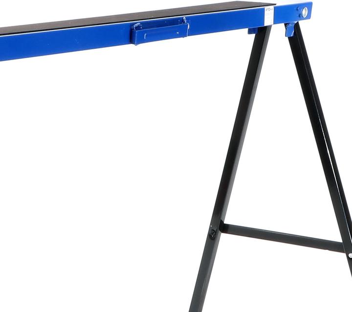Produktbild Wiltec XPOtool 2x Klappbock Stahl 250kg pro Paar Unterstellbock Gerüstbock Arbeitsbock (48 cm, 99.50 cm)