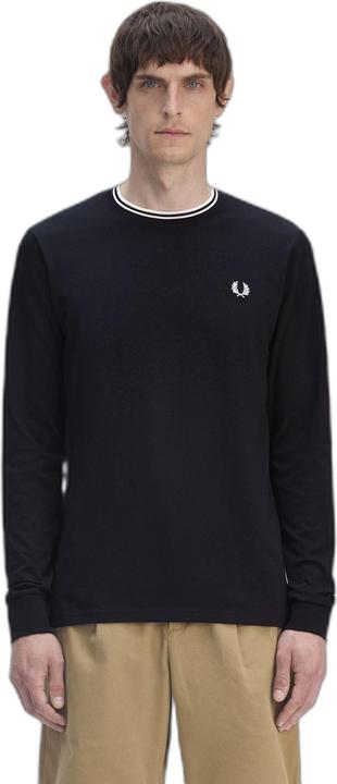 Produktbild Fred Perry Langarm-T-Shirt mit doppeltem Paspel (XXL)