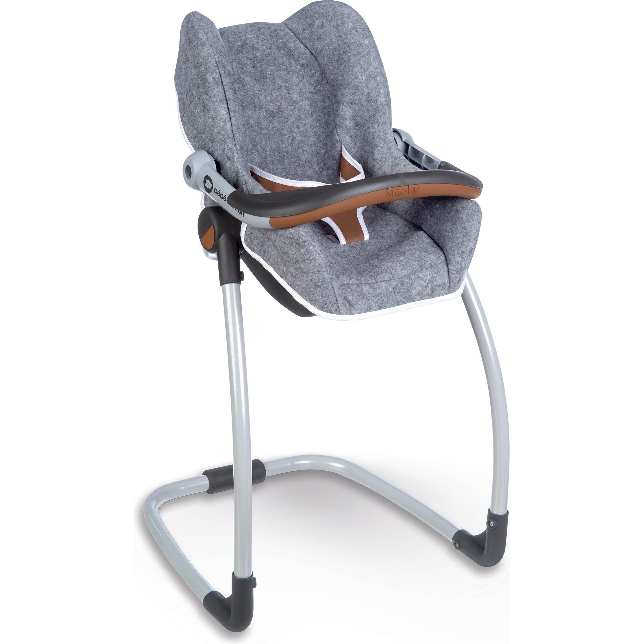 Smoby Bb Confort Seduta grigia+sedia alta