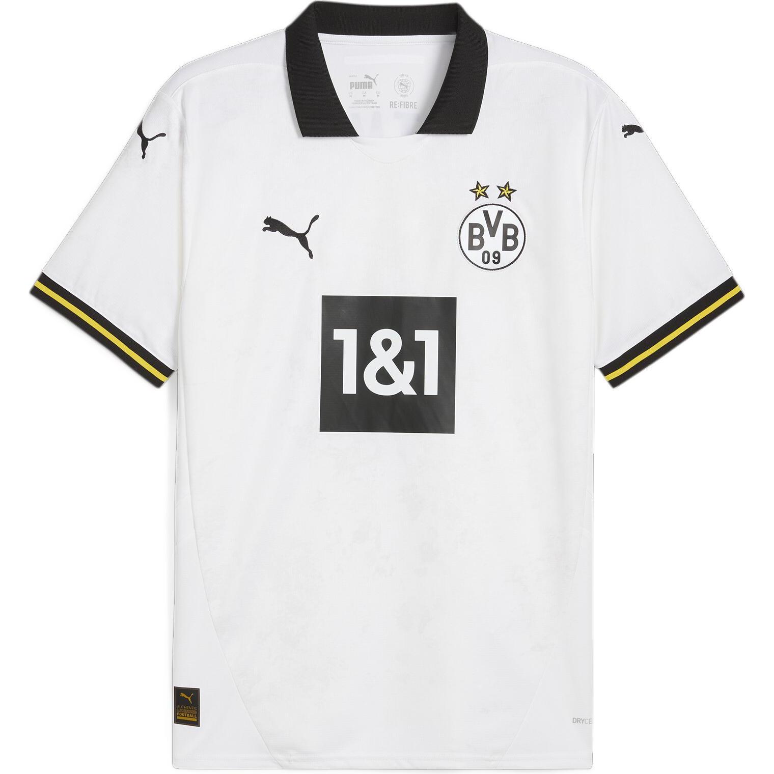 Puma, Herren, Sportshirt, BVB Third Jersey Replica (3XL), Weiss, 3XL