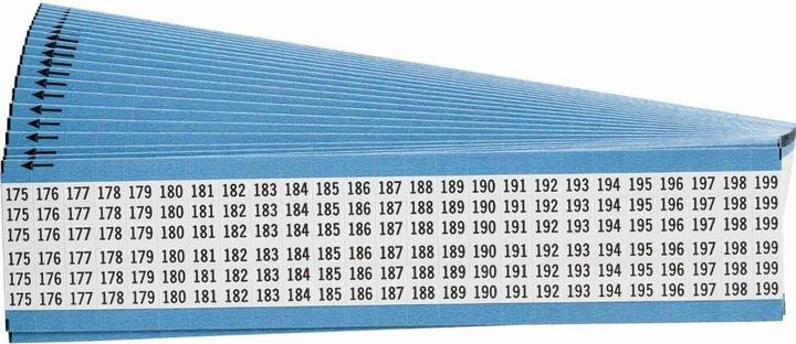 Image du produit Brady Étiquettes de câble en tissu vinyle, numéros consécutifs