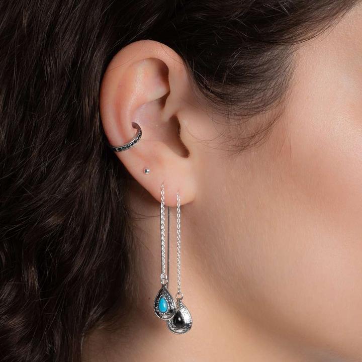 Immagine prodotto Bijouteria Piercing orecchio (Acciaio inossidabile, Zirconia)