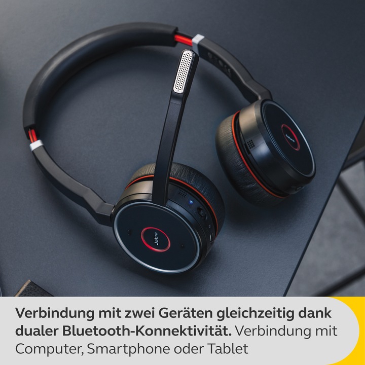 Produktbild Jabra Evolve 75 SE Duo inkl. Link 380 (Kabellos, USB-A)