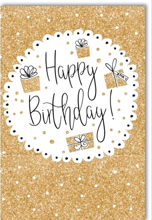 Braun + Company Greeting card birthday 11.5 x 17 cm, incl. envelope (1 pcs.)