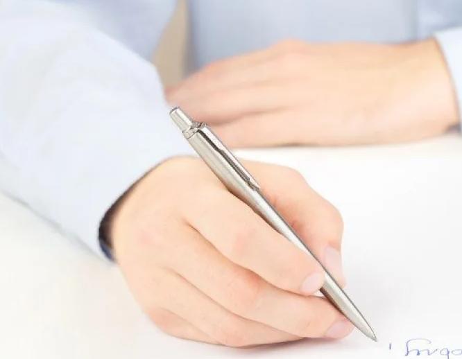 Actual product image Parker Pen Writing utensil set JOTTER stainless steel C.C. Content: 1 biros, line width: M, stroke colour: blue (1x)