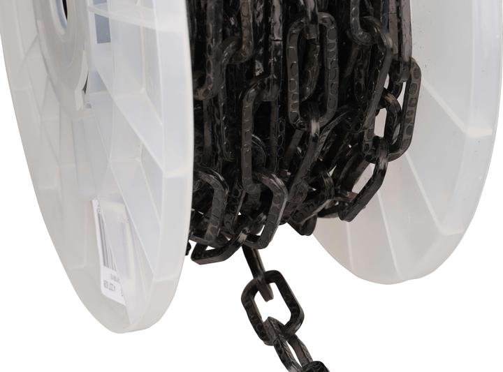 Actual product image Mamutec Black decorative chain hammered 4 mm 25 m (25 m)