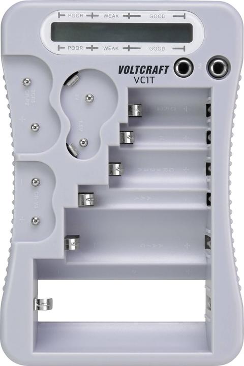 Immagine prodotto Voltcraft Tester per batterie VC1T Campo di misura (tester per batterie) 1,5 V, 3 V, 6 V, 9 V