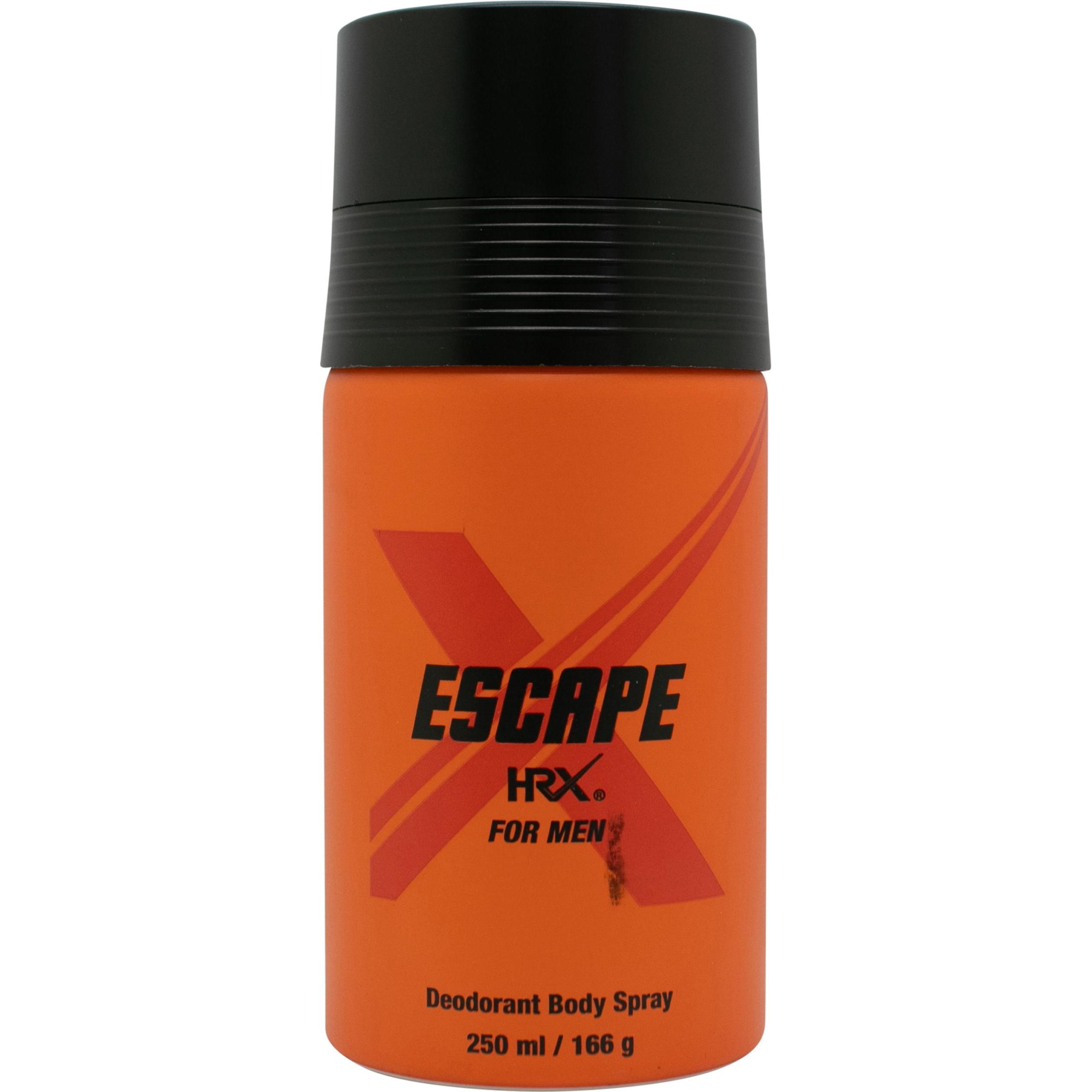 HRX, Deodorante, Escape Deodorant 250ml Spray (Getto vaporizzato, 250 ml)
