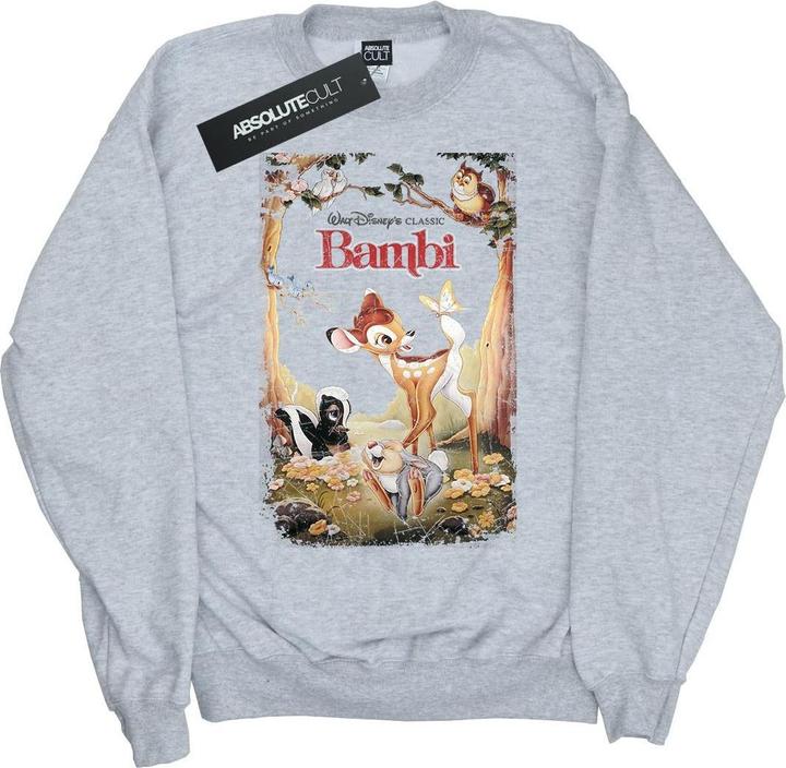 Produktbild Disney Bambi Retro Poster Sweatshirt Mädchen (152, 158)