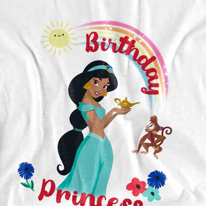 Immagine prodotto Aladdin Birthday Princess Maglietta Jasmine Abu Adulto Unisex (M)