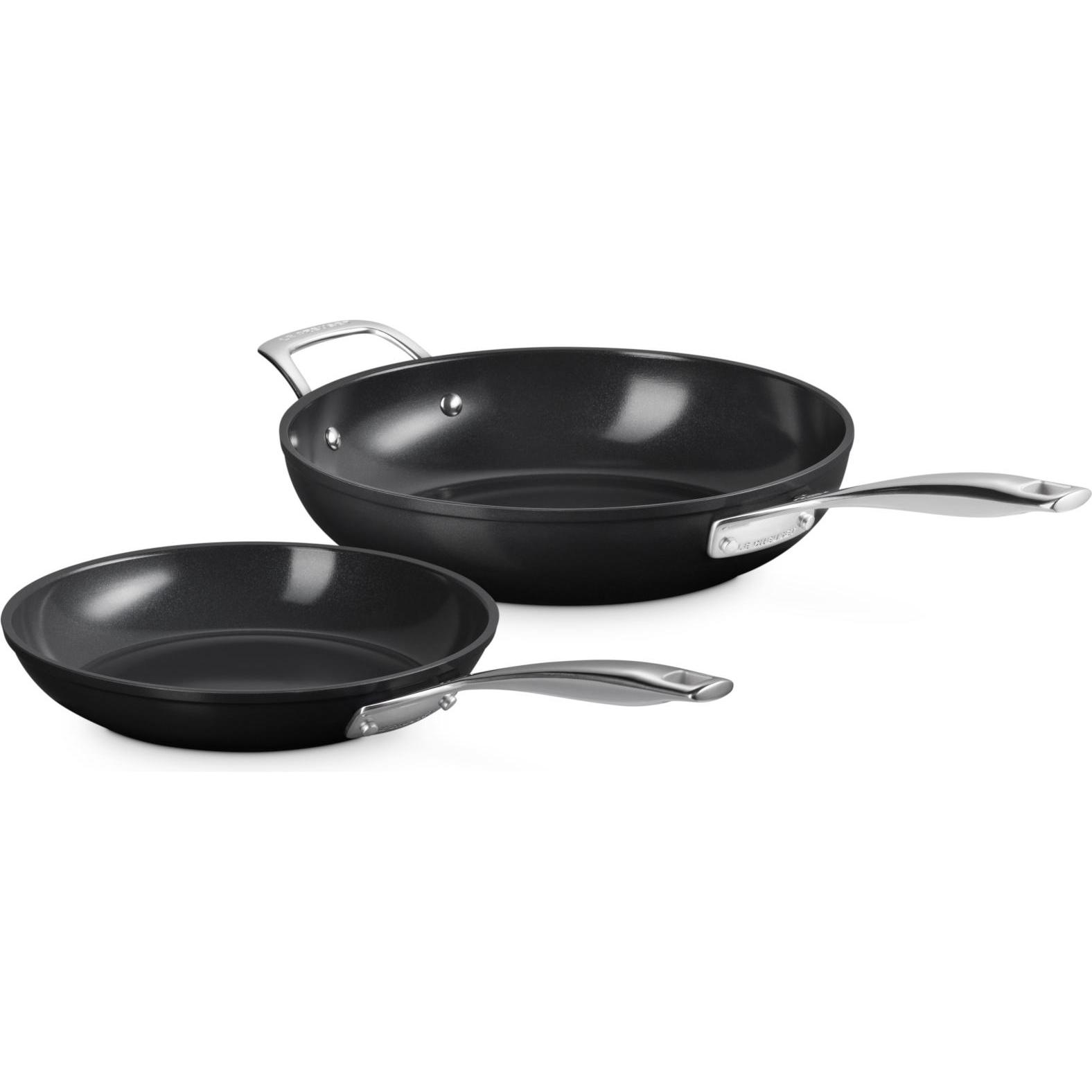 Le Creuset Set Di Padelle Essenziali, Padella + Pentola, Nero