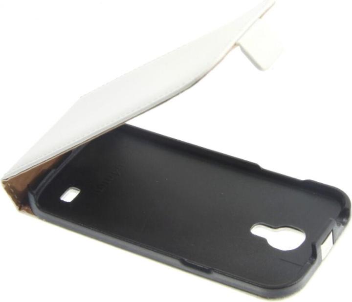 Actual product image OEM Slim leather Flip Case Galaxy S4 mini - White (Samsung Galaxy S4 mini, Samsung Galaxy S4 Zoom)