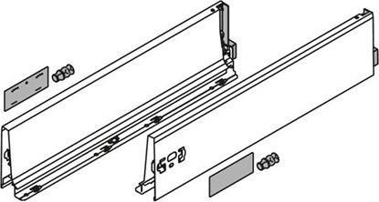 Actual product image Blum Complete tandem box drawer set