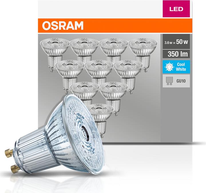 Produktbild Osram Led Base Par16 (GU10, 4.30 W, 350 lm, 10 x, F)