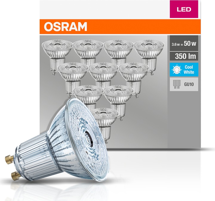 Produktbild Osram Led Base Par16 (GU10, 4.30 W, 350 lm, 10 x, F)