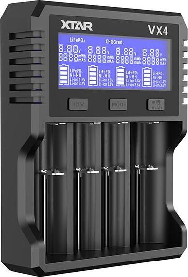 Produktbild Xtar Ladegerät für 18650 Akkus VX4 SET (Ladegerät inkl. Akku)
