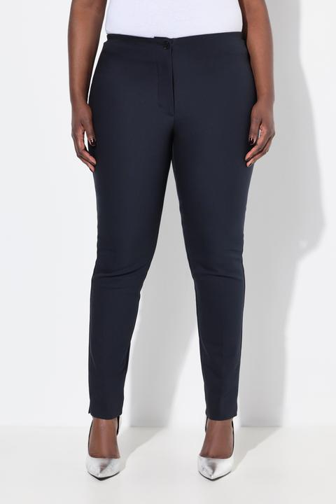 Immagine prodotto Ulla Popken Pantaloni modello Sienna in bengalina molto elastica con taglio aderente e cintura elastica (46)