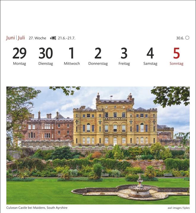 Actual product image Harenberg Schottland Sehnsuchtskalender 2026 - Wochenkalender mit 53 Postkarten (German)